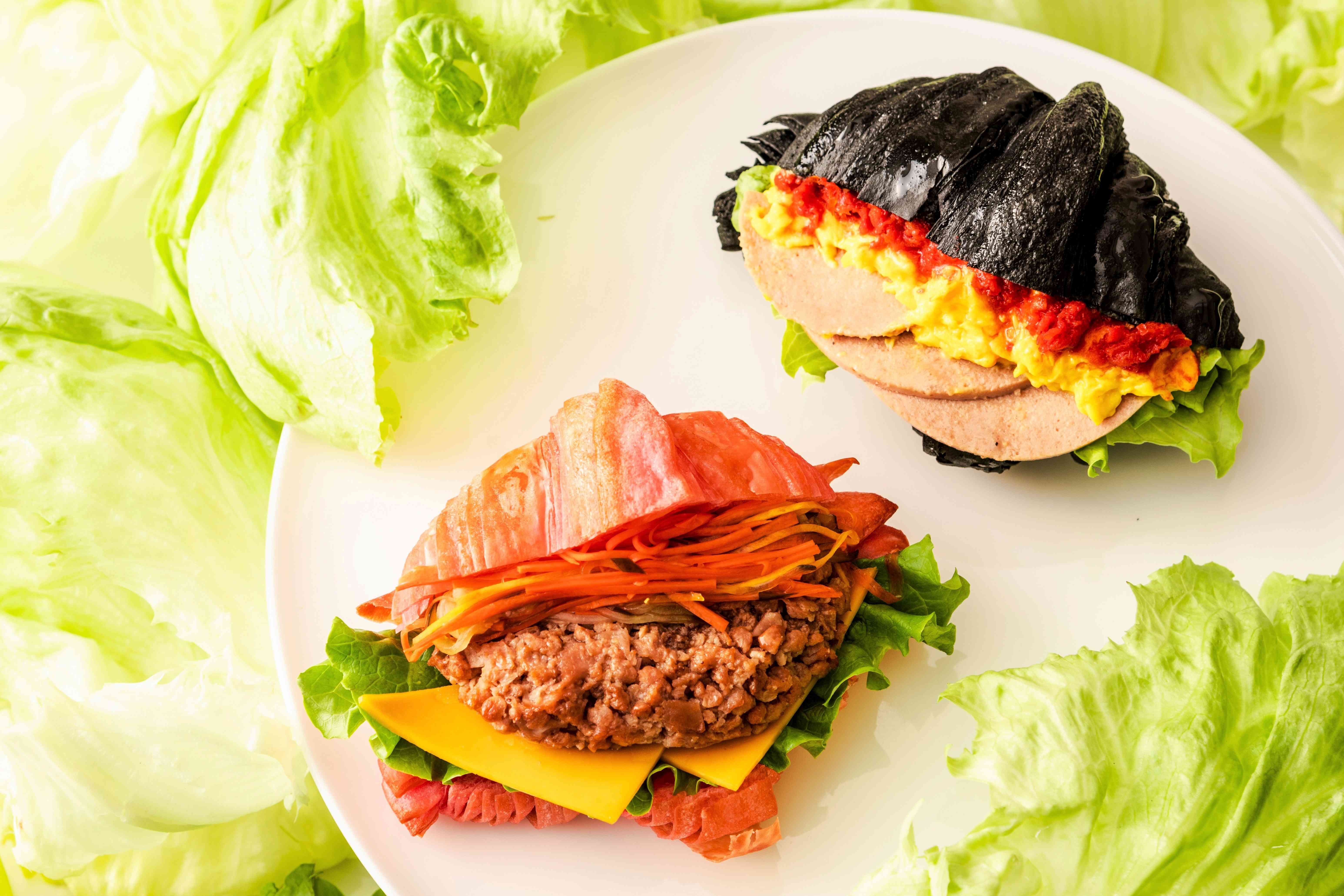 【新商品】ヘルシーな2色の「ヴィーガンクロワッサンサンド」