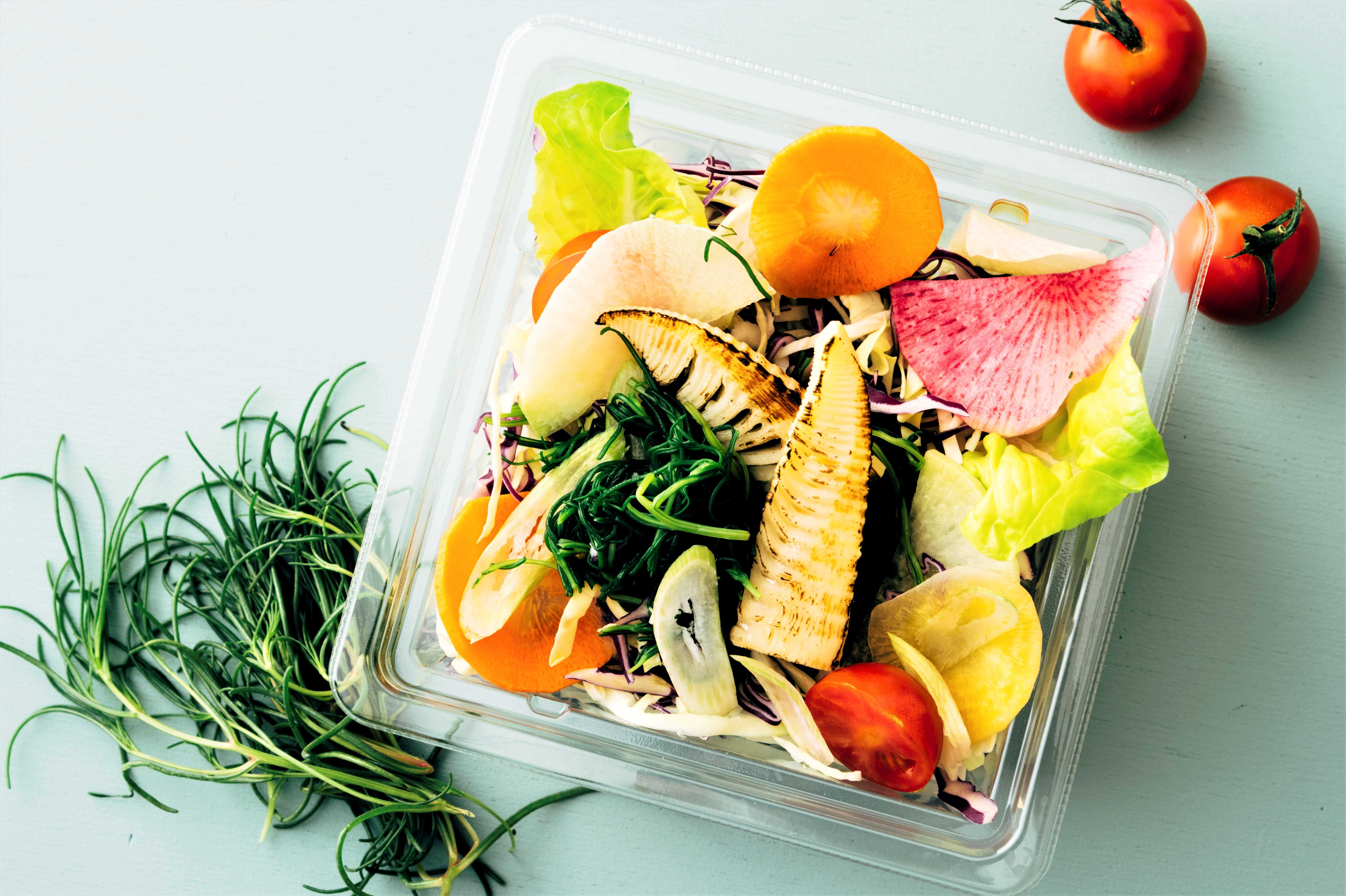 【新商品】春のサラダコレクション「5月はたけのこ・おかひじき」