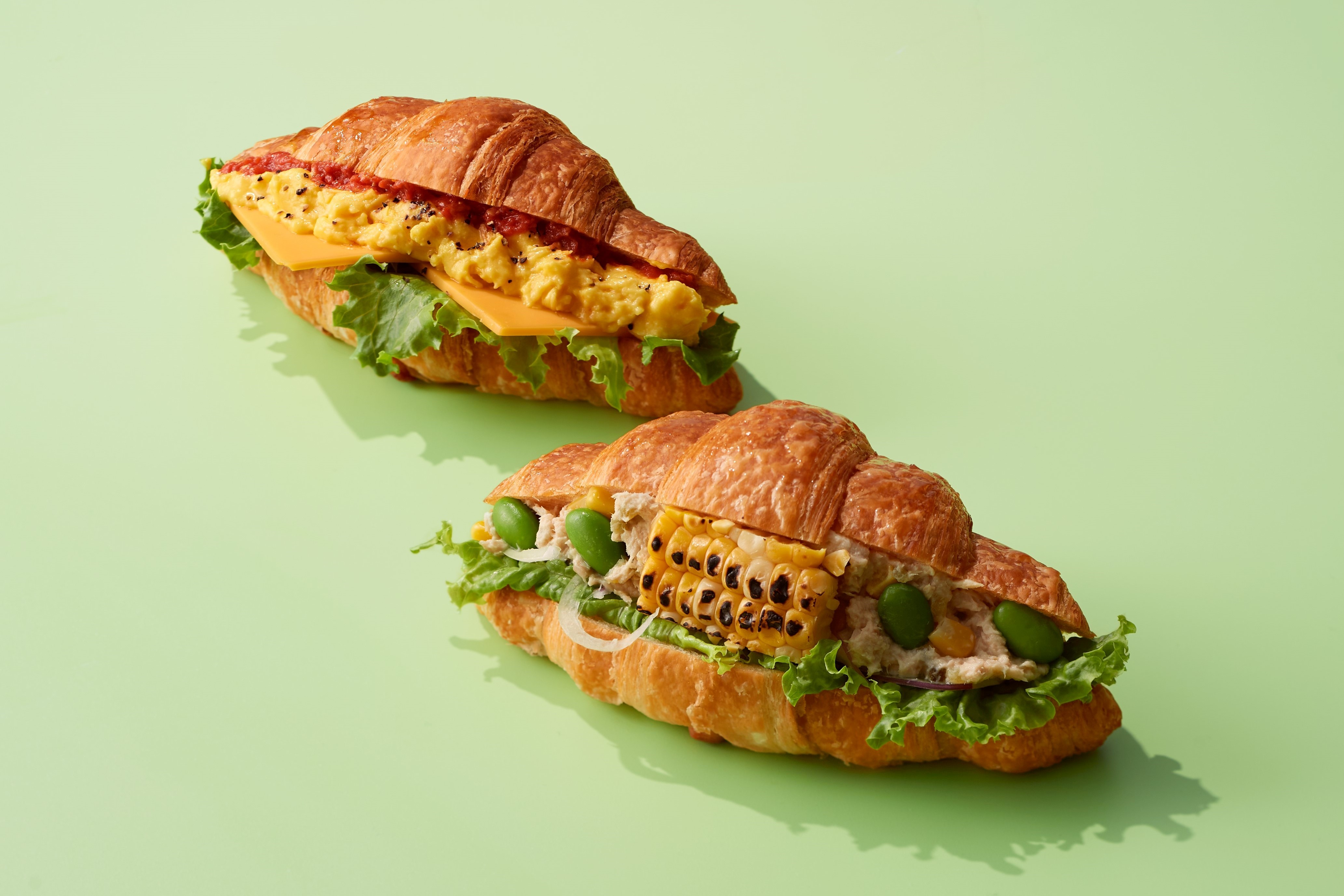 【新商品】植物由来の材料を使った「野菜のヴィーガンクロワッサンサンド」